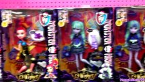 Novas Bonecas Monster High Frankie Stein Draculaura Clawdeen Wolf Howleen Wolf Cleo de Nile