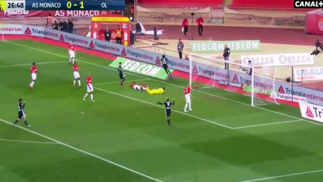 Bertrand Traore Goal HD - AS Monaco 0 - 2 Lyon 04.02.2018 (Full Replay)