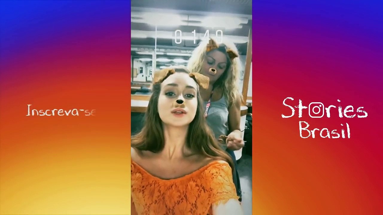 Marina Ruy Barbosa ouvindo funk nos bastidores da novela 'Deus salve  o Rei'