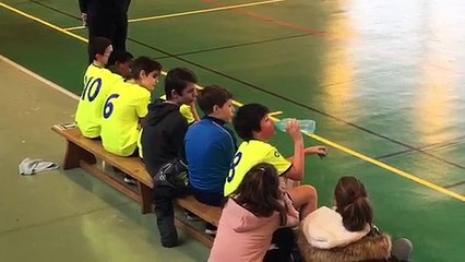 Les U13 en match ... réalisée par le papa de Noam