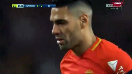 Radamel Falcao Goal HD - Monaco 2-2 Lyon 04.02.2018
