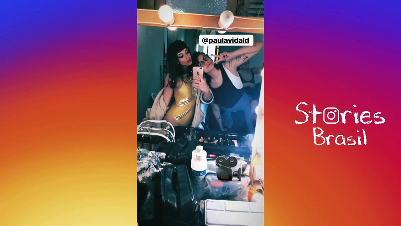 giovanna lancellotti se veste de egípcia e canta "mi gente"