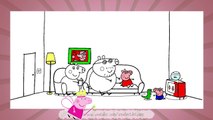 свинка пеппа, coloring peppa pig, развивающий мультик, пеппа на русском, учим цвета, learning colors