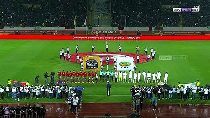 النشيد الوطني المغربي في نهائي كاس افريقيا المغرب2018 (التبورشة)