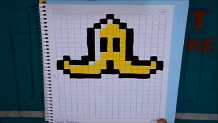 Speed Drawing - Banana Peel - Pixel Art