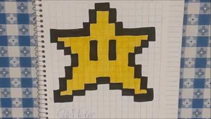 Speed Drawing - Star - Pixel Art
