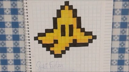 Speed Drawing - Banana Peel - Pixel Art