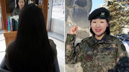 [좋은뉴스] '천 일 동안' 기른 머리카락 기부한 부사관 / YTN