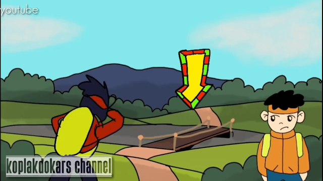 Kartun Lucu - Hantu Pendaki - Funny Cartoon - Kartun Hantu - Animasi Indonesia