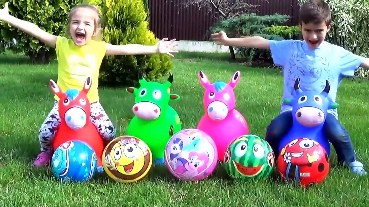 جوني جوني نعم بابا أنا اصبع الأسرة أغنية أتعلم الألوان للأطفال ط البالون للأطفال