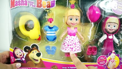 MASHA E O URSO 3 ROUPAS  Brinquedos KidsToys em Português