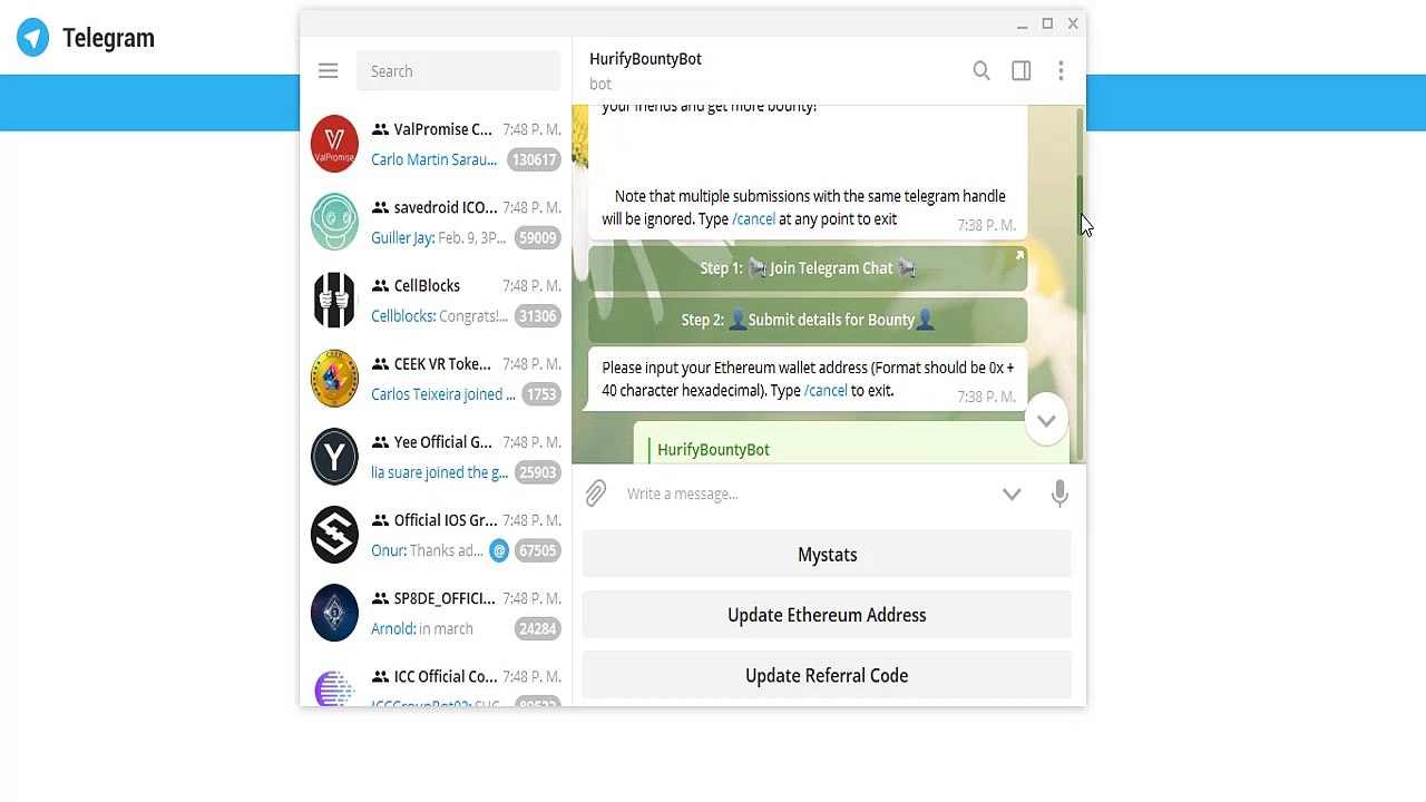 Como ganarse 50 tokens de HUR en airdrop