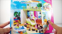 PLAYMOBIL TOYS Summer Fun Beach Bungalow Fun Vacation Playset Toys