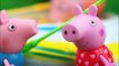 GEORGE OF PIG PEPPA PIG SAVING FAMILY A MOMMY AND PIG WALKING THE SNAIL