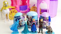 Frozen Ovos Surpresas Elsa Anna Kristoff Sven Princesas Disney Surprise Eggs! Em Português Kidstoys