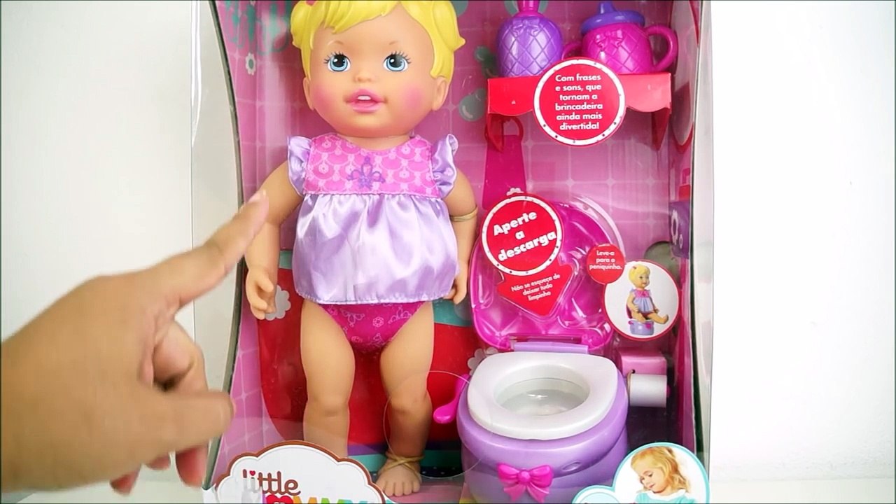 Boneca Little Mommy Princesa e Seu Peniquinho que faz Xixi e Cocô no ...