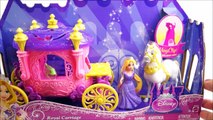 Carruagem da Rapunzel MagiClip com Peppa Pig e George Brinquedos Disney KidsToys em Português