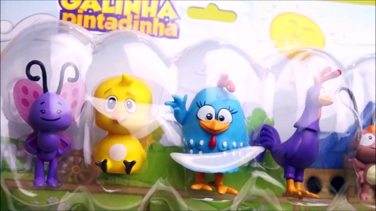 Galinha Pintadinha completo em Português Pintinho Amarelinho Borboletinha Galo Carijó  Brinquedos