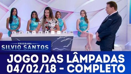 Jogo das Lâmpadas - Programa Silvio Santos - 04.02.18