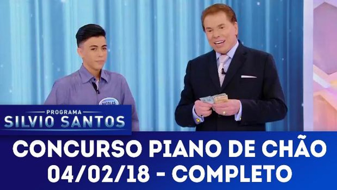 Piano de Pé - Programa Silvio Santos - 04.02.18