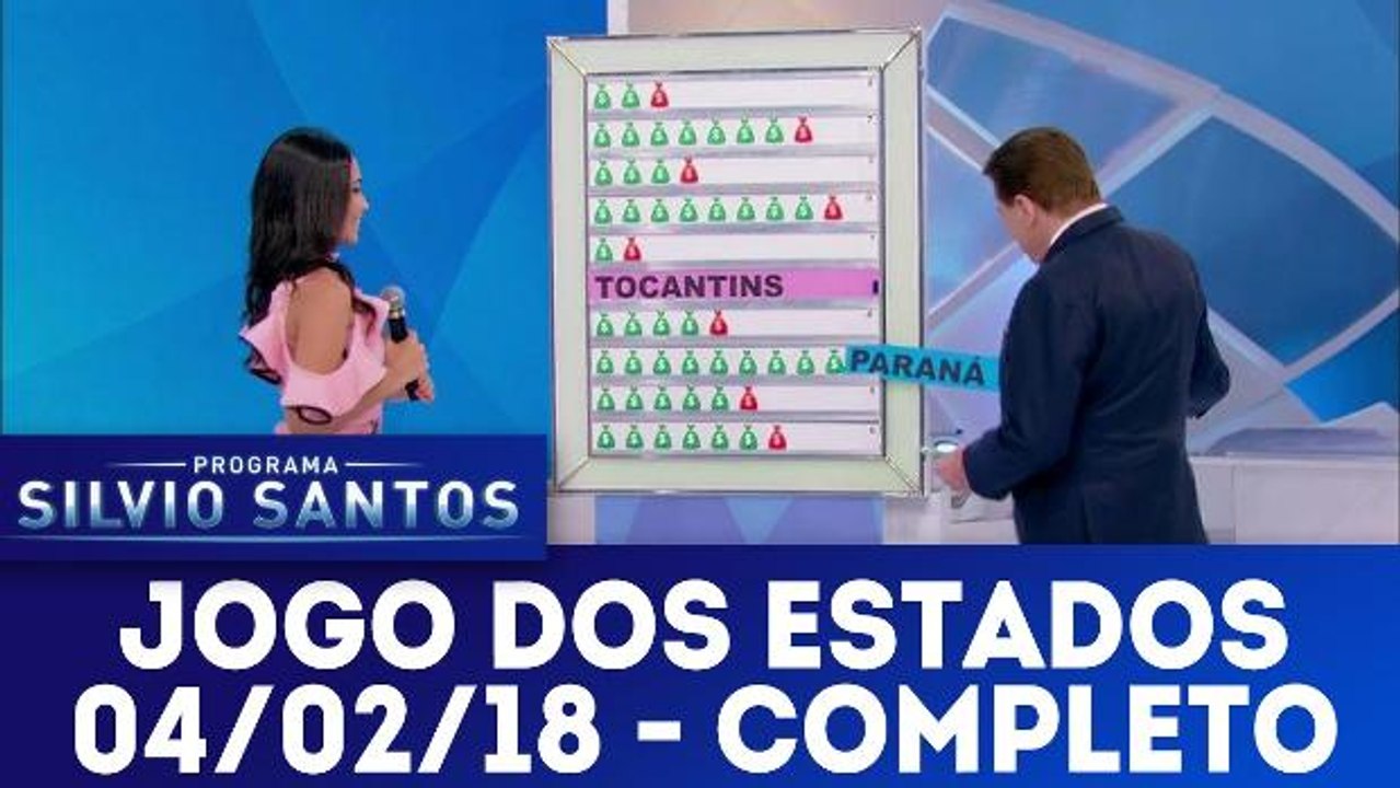 Jogo dos Estados - Programa Silvio Santos - 04.02.18