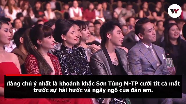 Sơn Tùng cười tít mắt vì những lời phát biểu hài hước của Đức Phúc