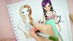 Topmodel Malbuch | How to draw Starbucksgirl | Starbucks Mädchen malen | Copics || Foxy Draws