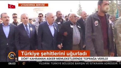 Türkiye şehitlerini uğurladı