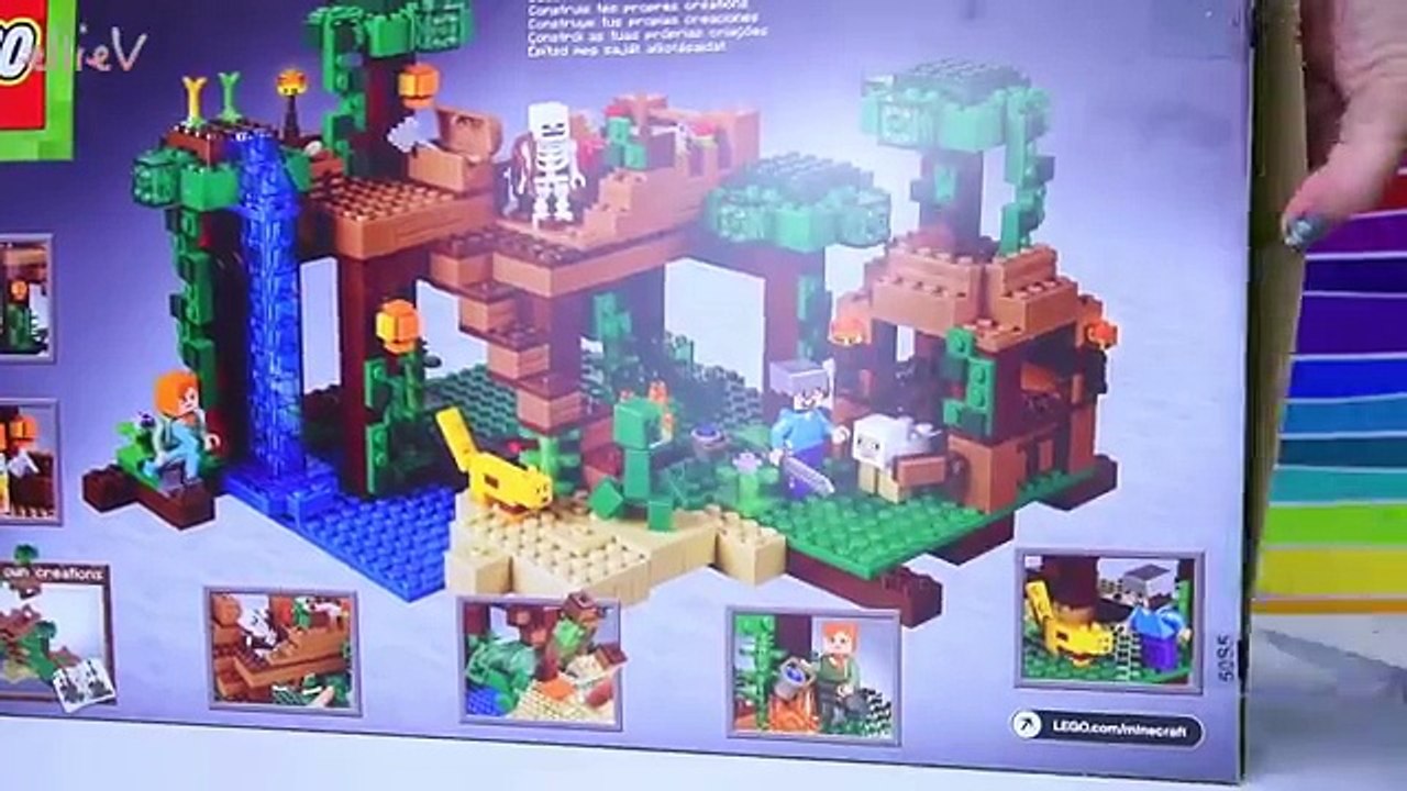 LEGO Minecraft The Jungle Tree House Build Review Silly Play - Kids Toys