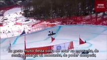 De rapel a snowboard: paulistano sem perna usa cinco próteses para se tornar 'ciborgue paralímpico'