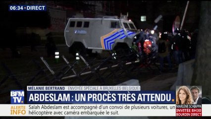 Des blocs bétons, des herses: l'important dispositif de sécurité pour le procès de Salah Abdeslam à Bruxelles