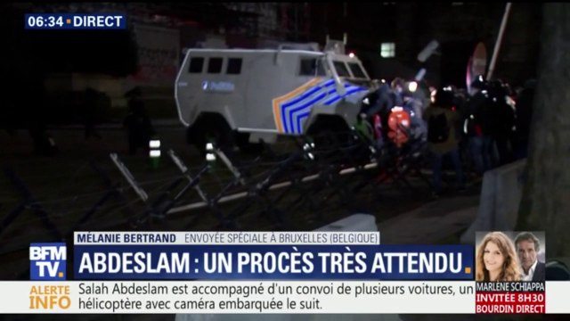 Des blocs bétons, des herses: l'important dispositif de sécurité pour le procès de Salah Abdeslam à Bruxelles