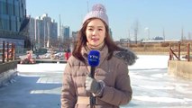 [날씨] 북극 한파에 한강 꽁꽁...서울 체감 -14℃ / YTN