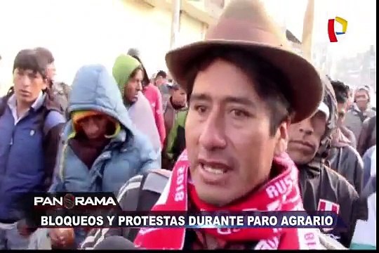 Bloqueos y protestas en varios puntos del país durante paro agrario
