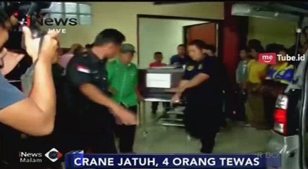 Usai di Otopsi, 4 Jenazah Korban Crane Roboh Dipulangkan ke Rumah Duka
