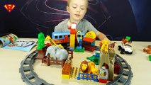 LEGO DUPLO ZOO E IL MIO PRIMO TRENO - giochi per bambini piccoli - tutti in carrozza con Super Alex