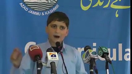What a speech Azad Kashmiri young boy must watch