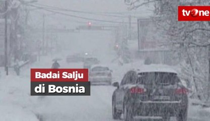Badai Salju Bosnia, Ketebalan Salju Mencapai 60 Sentimeter