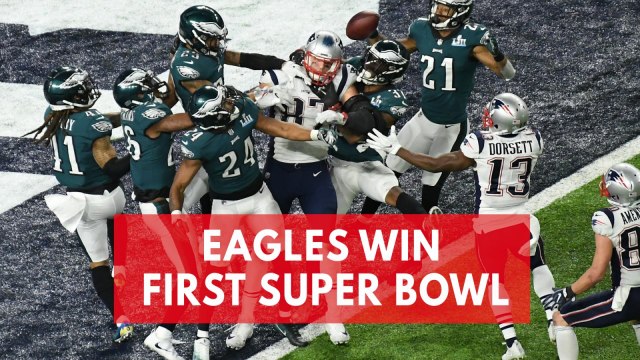 Nick Foles leads Philadelphia Eagles to defeat New England Patriots to claim first-ever Super Bowl victory