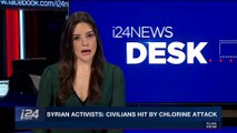 i24NEWS DESK | Syrian activists: civilians hit by chlorine attack | Monday, February 5th 2018