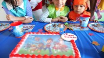 PAW PATROL Birthday Party in REAL LIFE Nickelodeon Opening Presents Surprise Toys PAW PATROL Videos