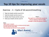 Top 10 tips to improve your vocals in hindi by Meri Awaaj | Learn Indian Classical Music Online