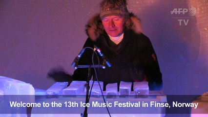 Ice instruments ring out coolest music in Norway
