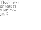Coque MacBook Pro 13 AQYLQ MacBook Pro 13 pouces brillant Slim Fit Soft Hard Shell Coque
