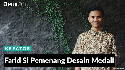 #1MENIT | Farid Si Pemenang Desain Medali