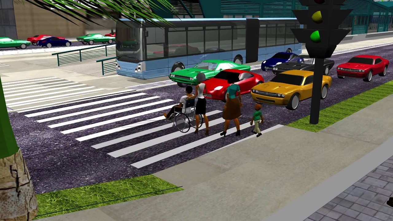 Bus Rapid Transit - BRT System (3D Simulation)