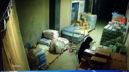 Gazoz ve soda hırsızları kamerada