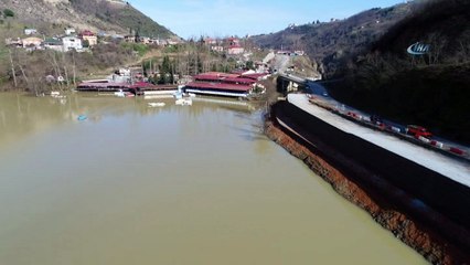 Sera Gölü’nün tartışmalara neden olan duvarı düzeltildi