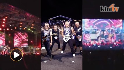 Metal legends Cromok & XPDC tarik lebih 3000 peminat