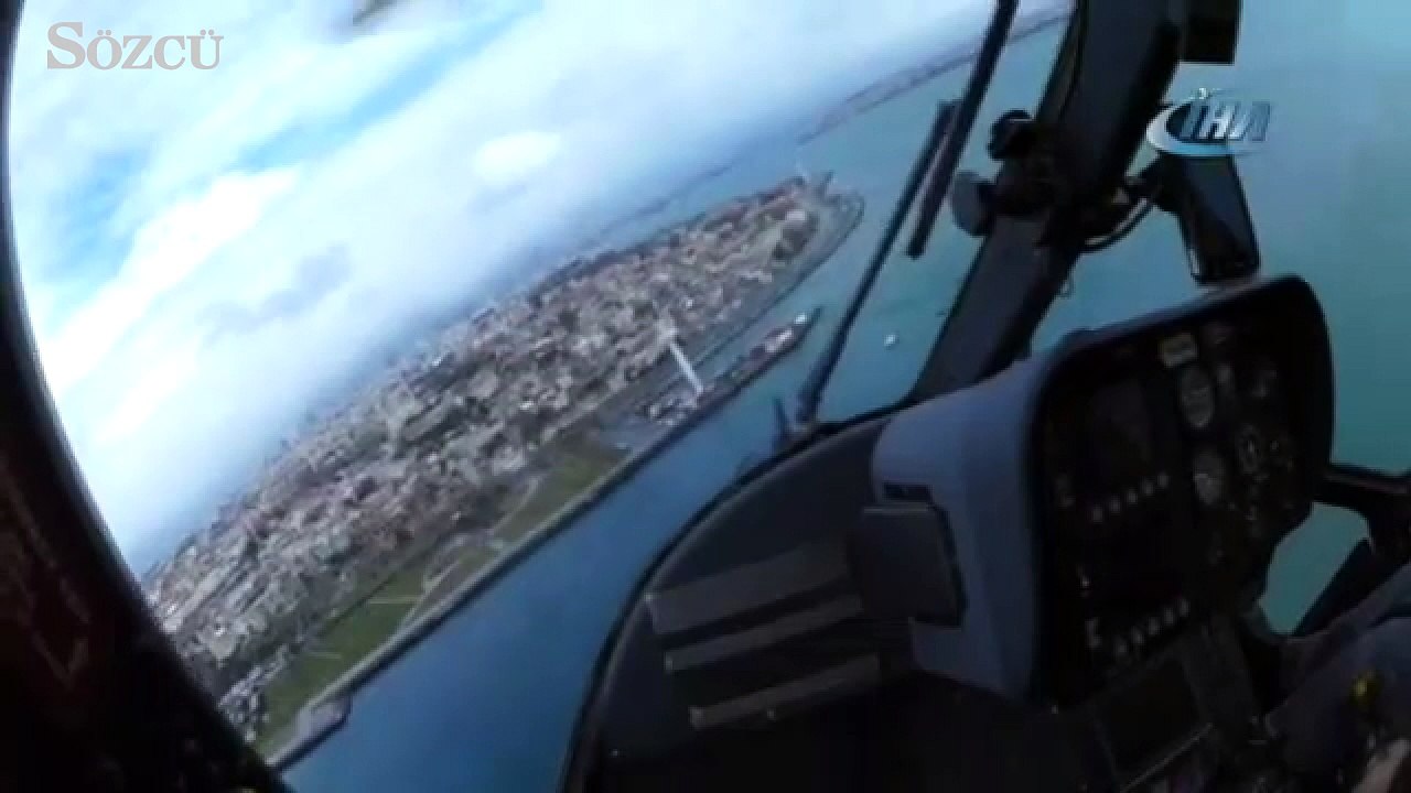 İstanbul Boğazı’nda nefes kesen tatbikat